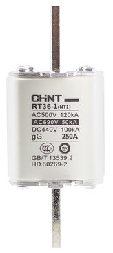FUSIBLE TIPO CUCHILLA TAMAÑO 1  250A SERIE RT36 CHINT