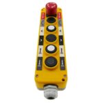 ESTACION DE MANDO 5 BOTONES 1NC+4NA EMERGENCIA