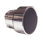 BOTON PULSADOR BORDE METALICO COLOR  NEGRO 22MM 1 NA