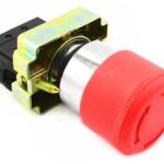 BOTON TIPO HONGO PARE DE EMERGENCIA 30MMDIA 1NC MEDIA VUELTA METALICA