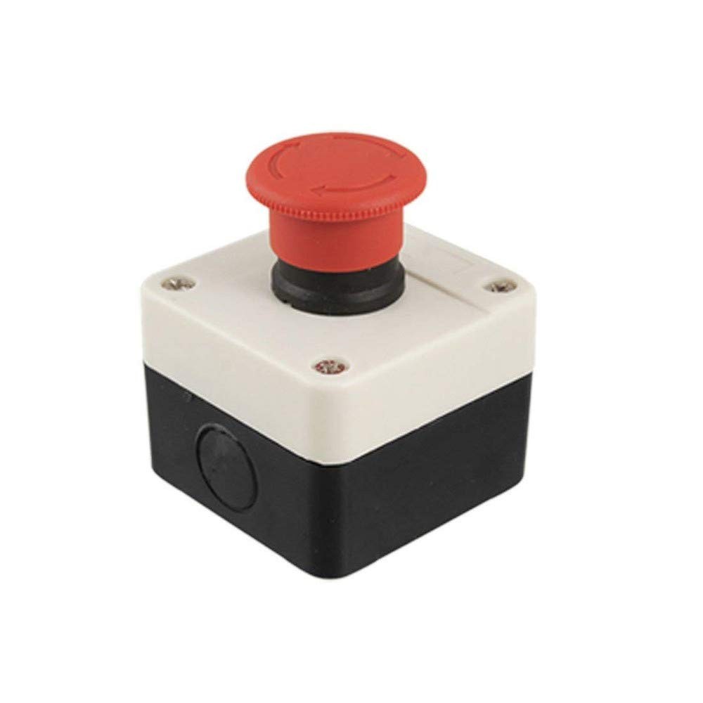 04-25-040_1.jpg BOTON PULSADOR TIPO HONGO EMERGENCIA 40MM EN CAJA BLANCA - Image 1