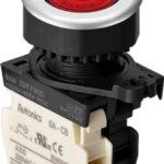PULSADOR 30MM LUZ 12-30VDC/AC ROJA MARCA AUTONICS