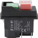 PULSADOR ESTACION START-STOP 46 X 22 MM NEGRO 120VAC 18(16)A