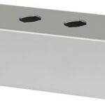 CAJA PLASTICA 22MM 4 HUECOS VACIA