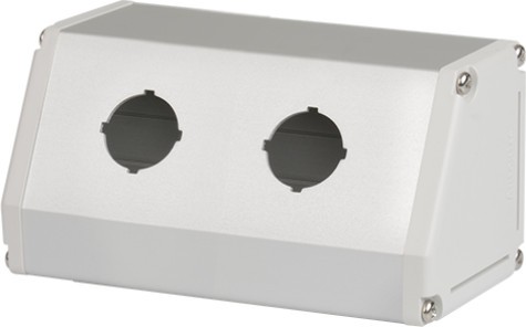 04-26-022_1-1.jpg CAJA TRIANGULAR PARA PULSADOR 22MM 2 HUECO LARGO 86MM, MARCA AUTONICS - Imagen 1