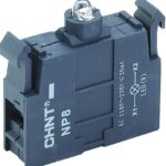 BLOQUE CONTACTO LUZ ROJA 24V AC/DC NP8