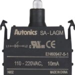 BLOQUE  LED VERDE 100-220 VAC, MARCA AUTONICS
