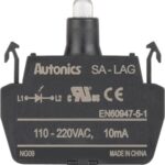 BLOQUE LED VERDE 100-220VAC, MARCA AUTONICS