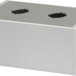 CAJA RECTANGULAR PARA PULSADOR 22MM 2 HUECOS, MARCA AUTONICS