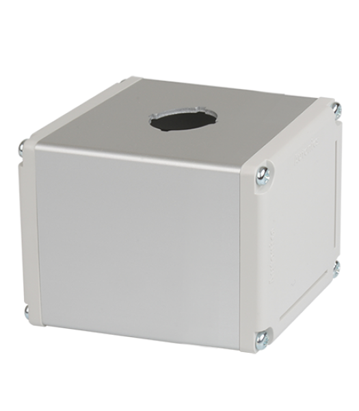 04-26-043_1-1.png CAJA RECTANGULAR PARA PULSADOR 22MM 1 HUECOS, MARCA AUTONICS - Imagen 1
