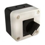SELECTOR DE MULETILLA EN CAJA PLASTICA 2 POSICIONES MARCA CHINT SERIE NP2-B132H29 NORMADO CE