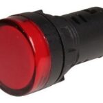 LUZ PILOTO LED 22MM 220VAC ROJA