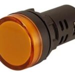 LUZ PILOTO LED 22MM 220VAC AMARILLA