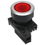 LUZ PILOTO PLANA 100-240VAC 30MM ROJA, MARCA AUTONICS