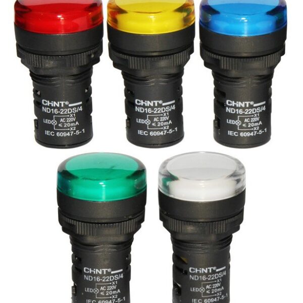 LUZ PILOTO 110V AC 22MM AZUL 50 LARGO ND16-22CS/4