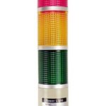 LUZ TORRE DIAM.56MM 220VAC con CABLE 3 LUZ RJ-VR-AM FIJAS