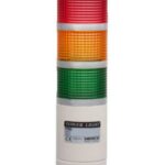 LUZ TORRE DIAM.56MM 24VDC/AC con TERMIN.3 LUCES RJ-VR-AM FIJ