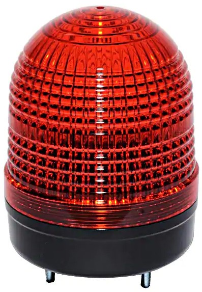04-29-045_1.jpg LAMPARA SEÑALIZACION 86MM XENON INTERMITENTE 110VAC ROJA - Image 1