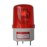 LAMPARA ESTROBOSCOPICA LED ROJA 100X160MM CON BUZZER 240VAC
