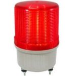 LAMPARA ROTATIVA LED ROJO 100X148MM SIN BUZZER 100-240VAC/DC