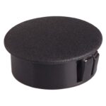 TAPÓN PLASTICO COLOR NEGRO PARA CUBRIR HUECO DE 22MM