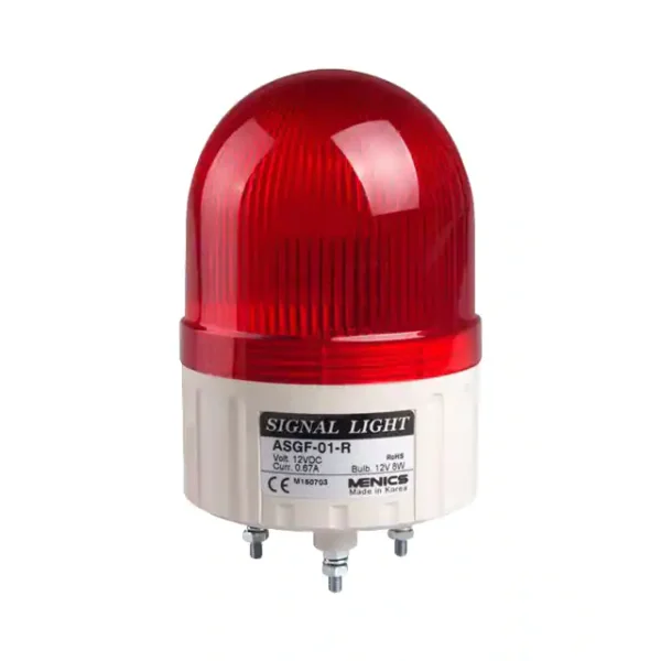 LUZ ROTATIVA 86MM ROJO 24VDC