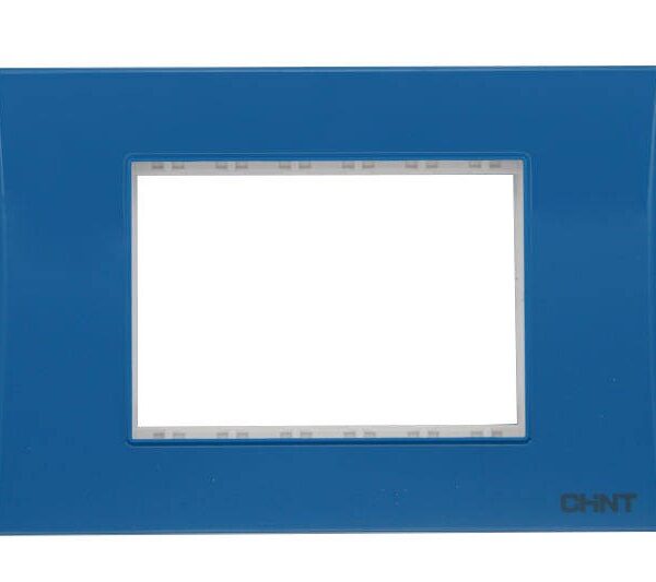 PLACA AZUL 3 GANG NEW3-V CHINT