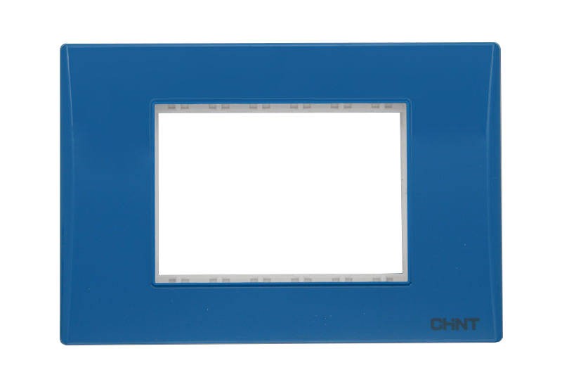 04-30-049_1.jpg PLACA AZUL 3 GANG NEW3-V CHINT - Image 1