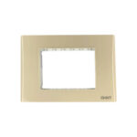 PLACA BEIGE 3 GANG NEW3-V CHINT