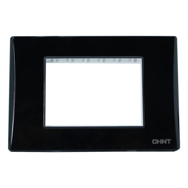 PLACA NEGRA 3 GANG NEW3-V CHINT