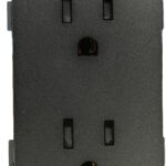 MODULO TOMACORRIENTE DOBLE POLARIZADO 15A 125V NEGRO NEW3-V CHINT