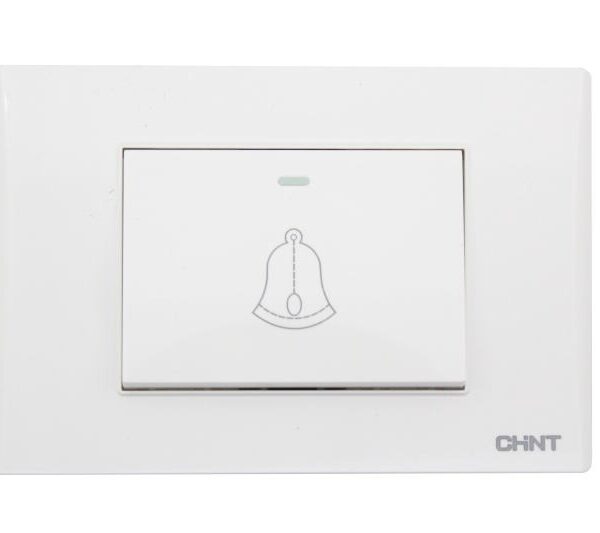 PULSADOR PARA TIMBRE 16A 125V BLANCO NEW3-V CHINT