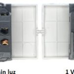 MODULO INTERRUPTOR 1 VIA 3 GANG 16A 125V BLANCO C/ LUZ INDICADORA NEW3-V CHINT