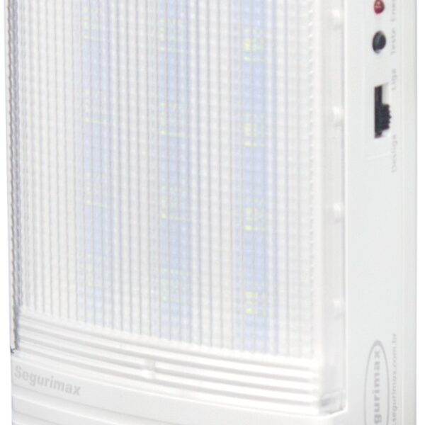 LAMPARA LED DE EMERGENCIA TIPO BARRA CON SENSOR DE MOVIMIENTO 36 LEDS 300 LUMENES 120-240V IP20 HASTA 35M2 DE ALCANCE 1.5 HORAS DE AUTONOMIA 24532 SEGURIMAX