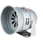SIRENA ROTACION METALICA MOTOR 240V 120DB 128X160X135MM GRIS