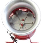 SIRENA ROTACION METALICA MOTOR 240V 140DB 132X215X145MM ROJA