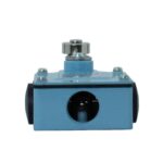 INTERRUPTOR FINAL DE CARRERA AZUL, BRAZO CON ROLDANA METALICA, IP65, 1NO/1NC 10A/250VAC, TM