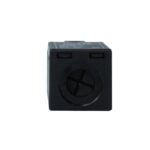 INTERRUPTOR FINAL DE CARRERA NEGRO, BOTON/PIVOTE METALICO, IP65, 1NO/1NC, 10A 250VAC AC15, TM
