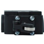 INTERRUPTOR FINAL DE CARRERA NEGRO COMPACTO, BOTON/PIVOTE METALICO CON ROLDANA ELEVADA, IP65, 1NO/1NC, 10A 250VAC AC15, TM