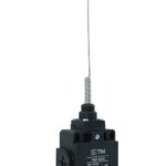 INTERRUPTOR FINAL DE CARRERA NEGRO COMPACTO, ALAMBRE CON RESORTE, IP65, 1NO/1NC, 10A 250VAC AC15, TM