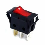 INTERRUPTOR EMPOT.1PX16A 250VAC ON-OFF LUZ 12VDC 27.9X13.5