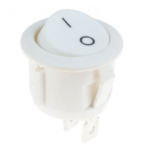 INTERRUPTOR ON-OFF. REDONDO BLANCO