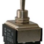 INTERRUPTOR  CODILLO ON-OFF-ON 3P 9 TORNILLOS METALICO DPDT