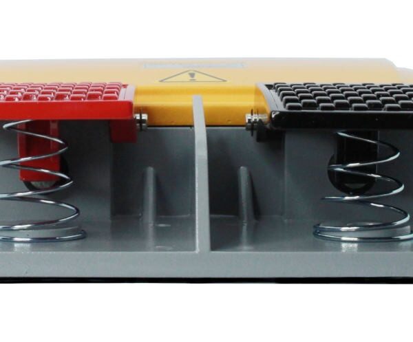 INTERRUPTOR DE PEDAL DOBLE, USO PESADO, 1PDT EN CADA PEDAL, 16A 250VAC, IP65, MARCA TM