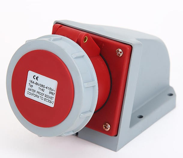04-37-024_1.jpg TOMA INDUSTRIAL SOBREPONER 3P+16A 380-415 VAC IP67 - Image 1