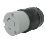 TOMACORRIENTE DE SEGURIDAD, MEDIA VUELTA, NEMA L6-20C, AEREO, 20A 250V 2P+T, UL