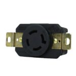 TOMACORRIENTE DE SEGURIDAD, MEDIA VUELTA, NEMA L14-20R EMPOTRABLE 20A 125/250V 3P+T, UL