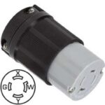 TOMACORRIENTE DE SEGURIDAD, MEDIA VUELTA, NEMA L14-20C, AEREO, 20A 125/250V 3P+T, UL