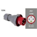 CLAVIJA AEREA 125A 380-440 3P+T 6H IP67 14306 SPEEDPRO FAMATEL