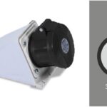 TOMA SOBREPONER 16A 500V 3P+T 7H IP44 23490 SPEEDPRO FAMATEL